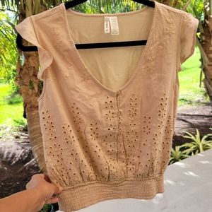 Japna Eyelet Embroidered Top